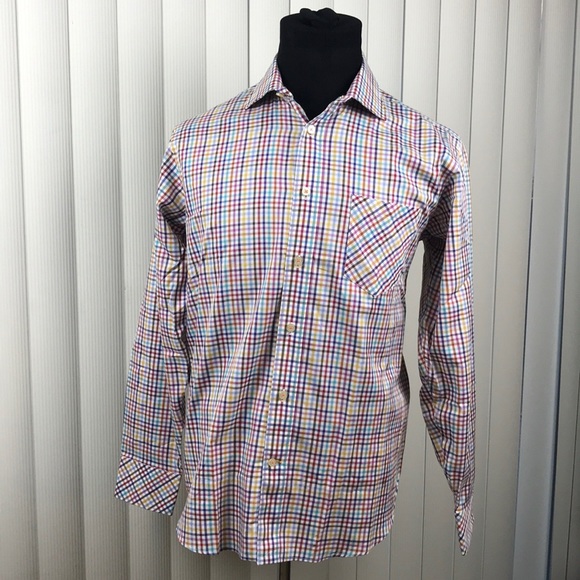 Robert Talbott Anderson Plaid Button Down Shirt - Picture 2 of 3